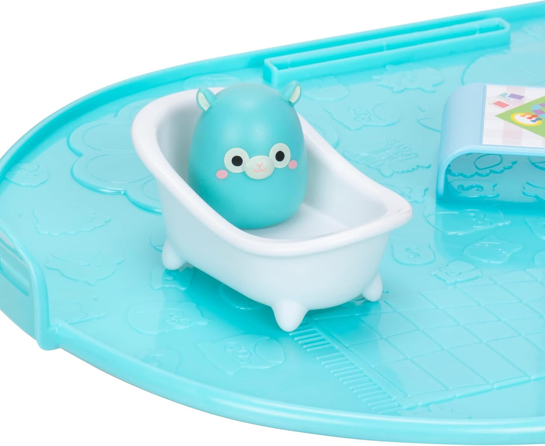 Squish-a-longs SQAL0037 - Party Pack On-The-Go Playset - Serie 1 - (3) 2,5 cm Mini-Squish mit (9) Ei
