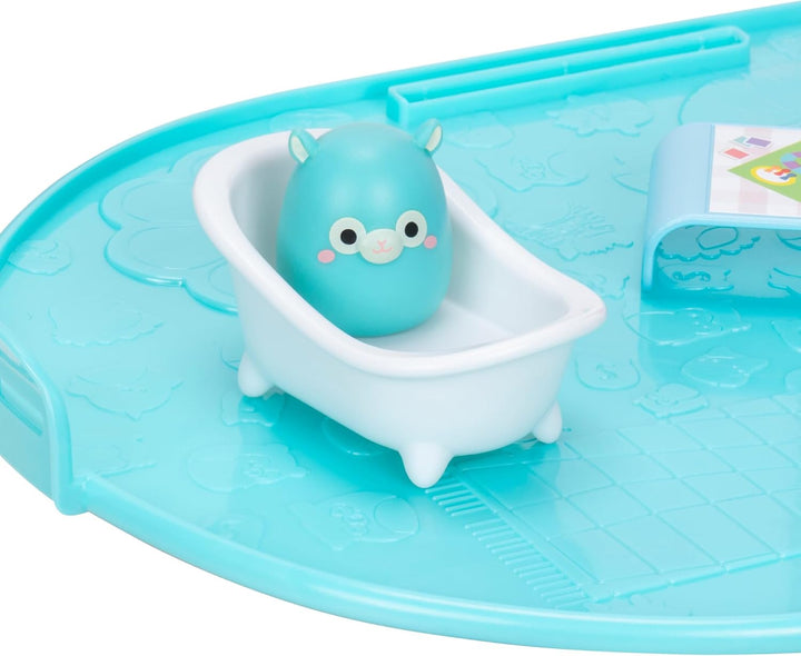Squish-a-longs SQAL0037 - Party Pack On-The-Go Playset - Serie 1 - (3) 2,5 cm Mini-Squish mit (9) Ei