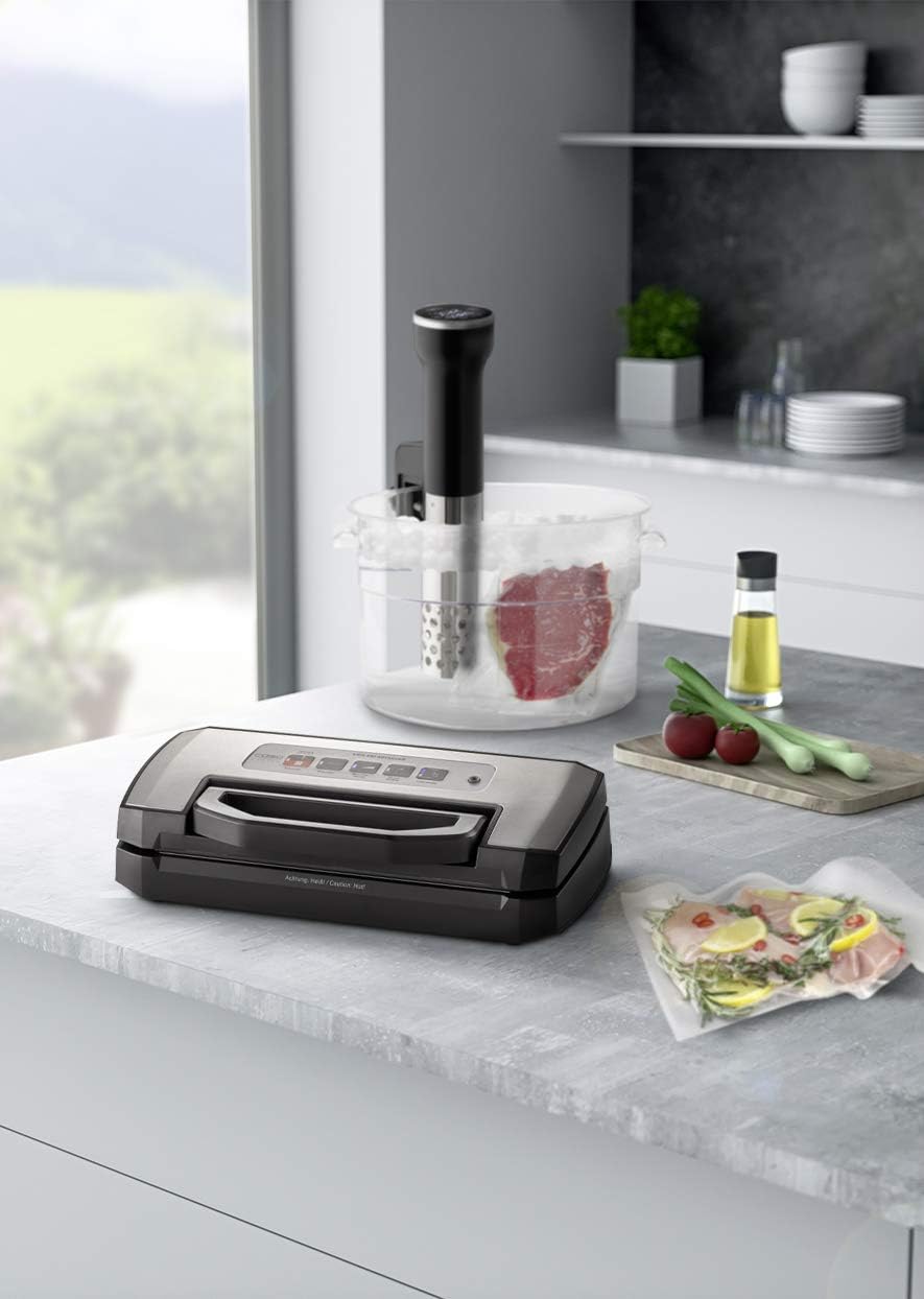 CASO VRH 490 advanced Vakuumierer - Folienschweissgerät, bis zu 100 Vakuumiervorgänge non-stop, prak