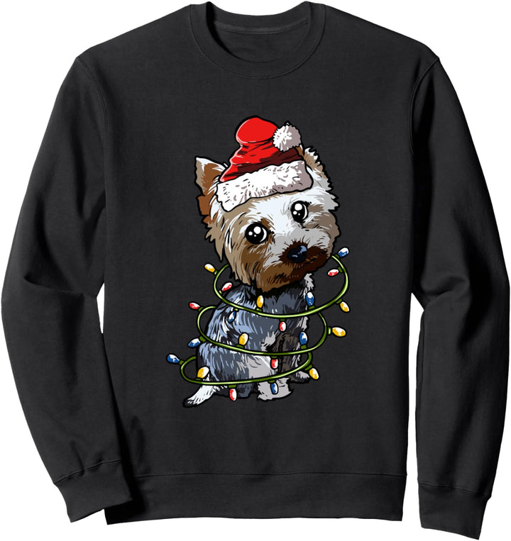 Yorkshire Terrier Weihnachten Geschenk X-Mas Kostüm Hunde Sweatshirt