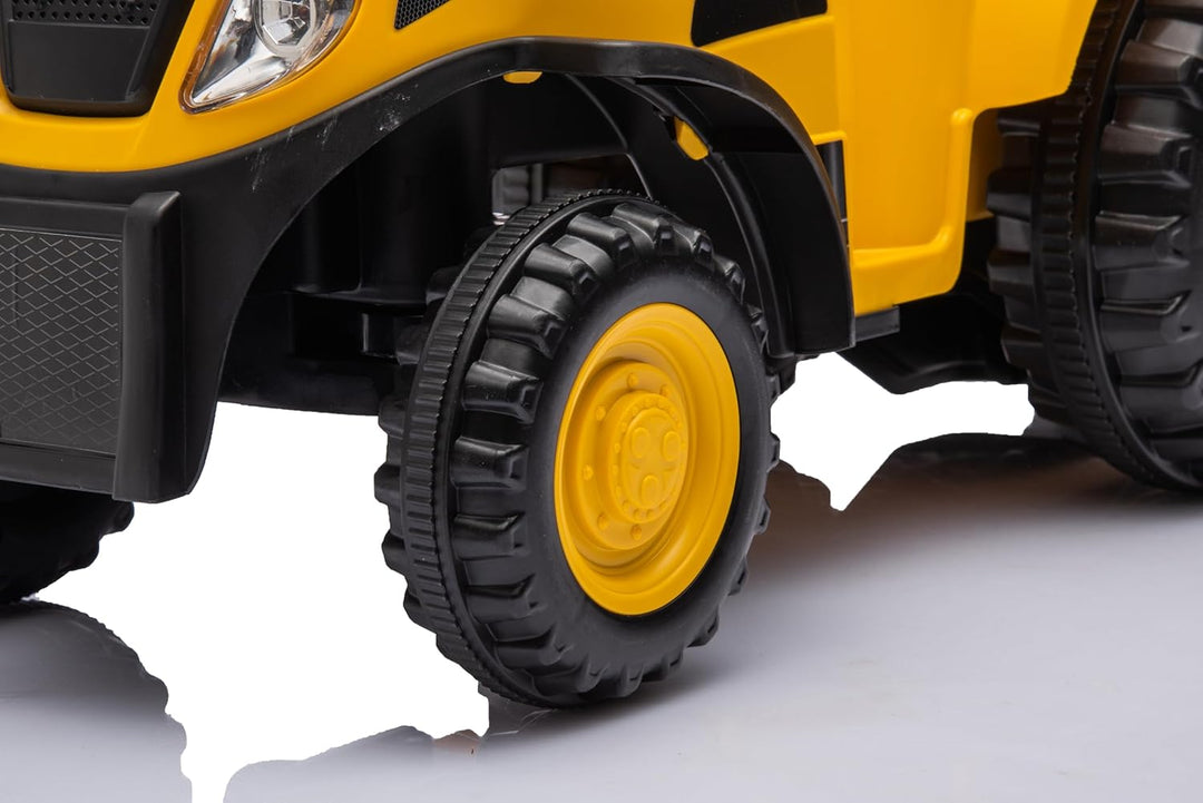 Kinder Rutschauto Rutschfahrzeug New Holland Traktor mit Anhänger Rutscherfahrzeug Kinderauto Kinder