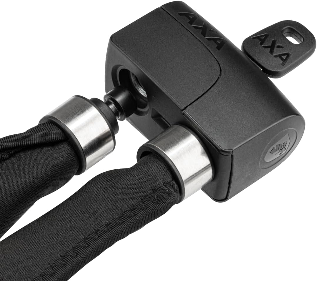 AXA Foldable 8-130 Faltschloss – Länge 130 cm – Stahlglieder 8 mm – Sicherheitsstufe 10 – Inkl. Halt