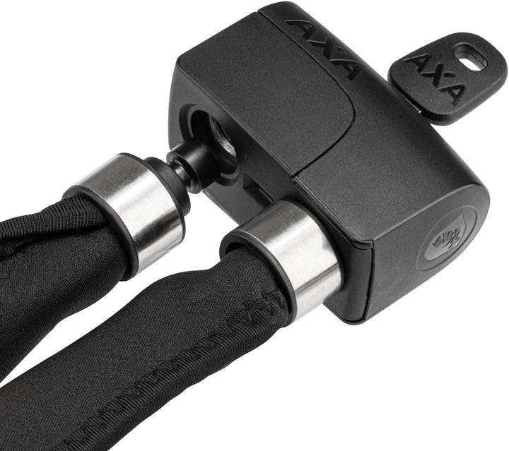 AXA Foldable 8-130 Faltschloss – Länge 130 cm – Stahlglieder 8 mm – Sicherheitsstufe 10 – Inkl. Halt