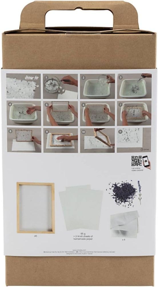 Creativ Company Bastelset für Papierherstellung, weiss