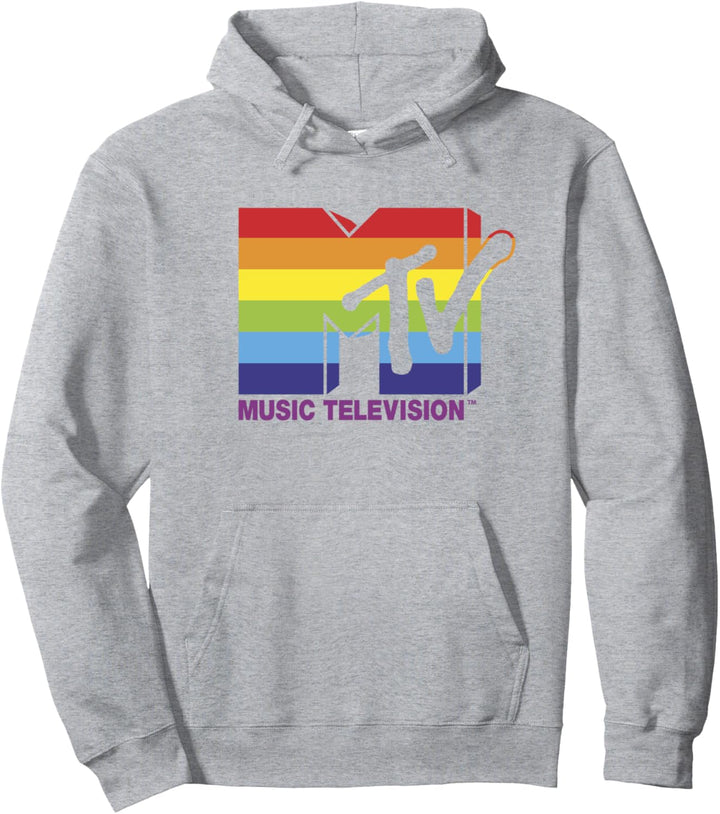 MTV Rainbow Pride Logo Pullover Hoodie