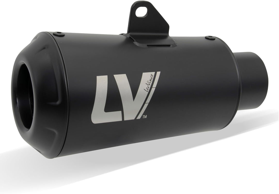 Endschalldämpfer LeoVince SLIP-ON SBK LV-10 FULL BLACK, Edelstahl schwarz, mit Zulassung für Honda C