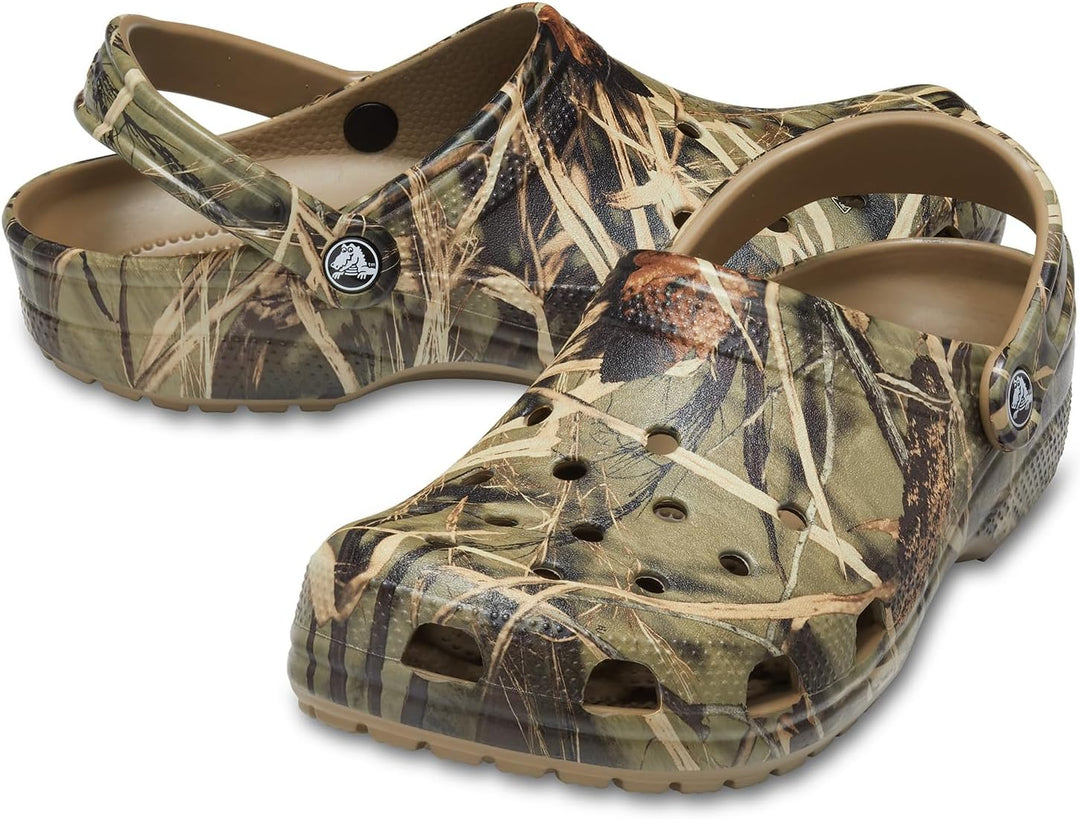 Crocs Unisex Erwachsene Classic Realtree Clogs V2 36/37 EU Khaki, 36/37 EU Khaki