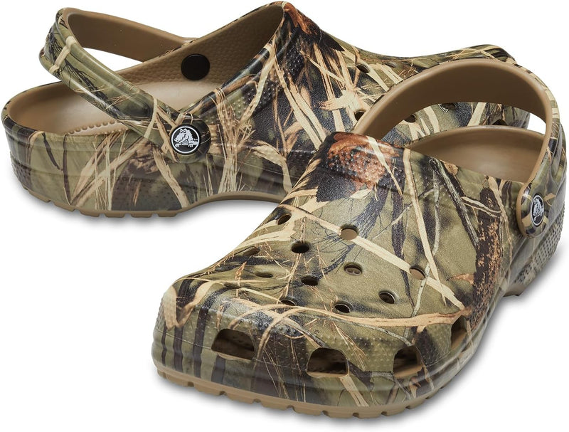 Crocs Unisex Erwachsene Classic Realtree Clogs V2 36/37 EU Khaki, 36/37 EU Khaki