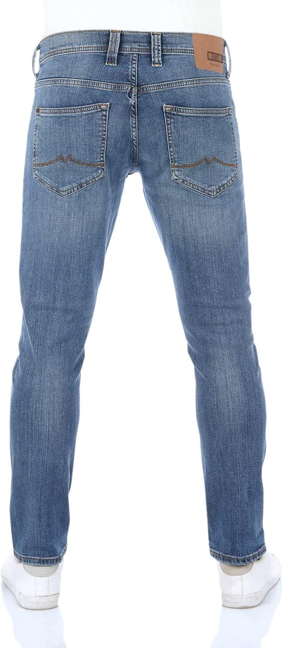 MUSTANG Herren Jeans Hose Oregon Tapered 38W / 32L Medium Blue Denim (313), 38W / 32L Medium Blue De