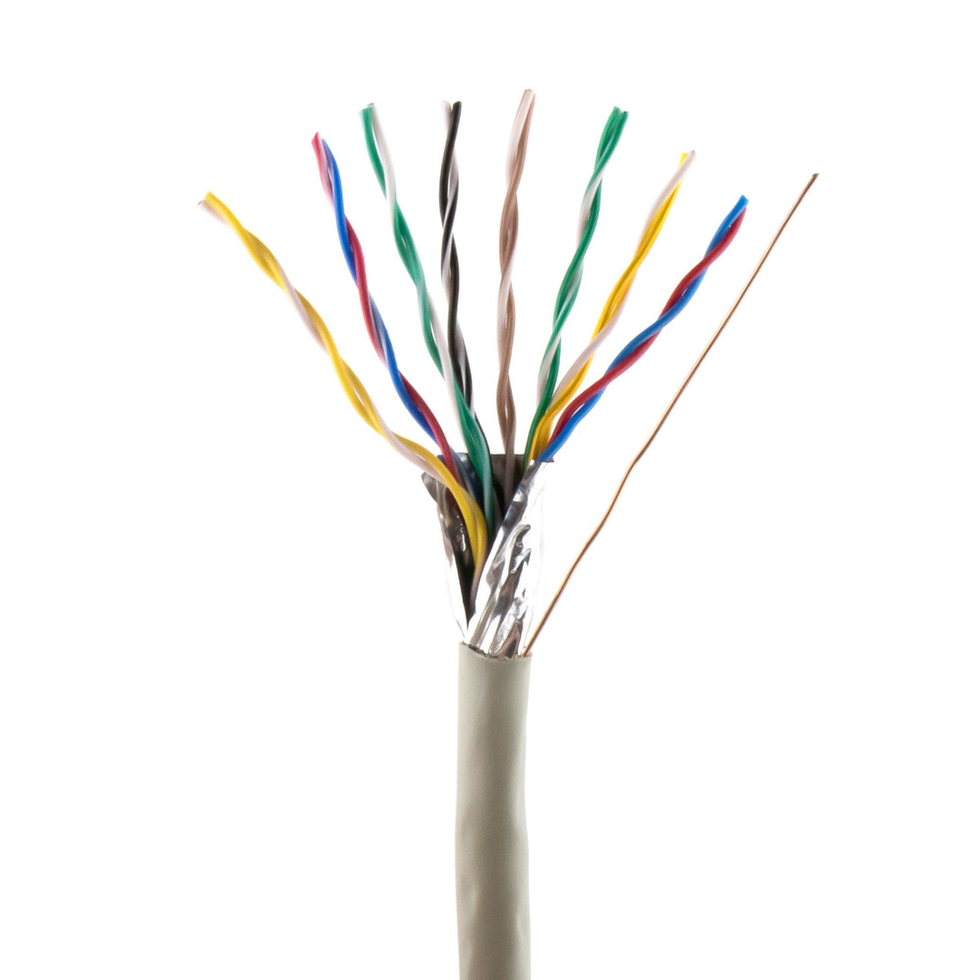 Telefonkabel 8x2x0,6mm J-Y(ST) Y 50m rund für Unterputzmontage, Fernmelde-Installationsleitung 16-ad