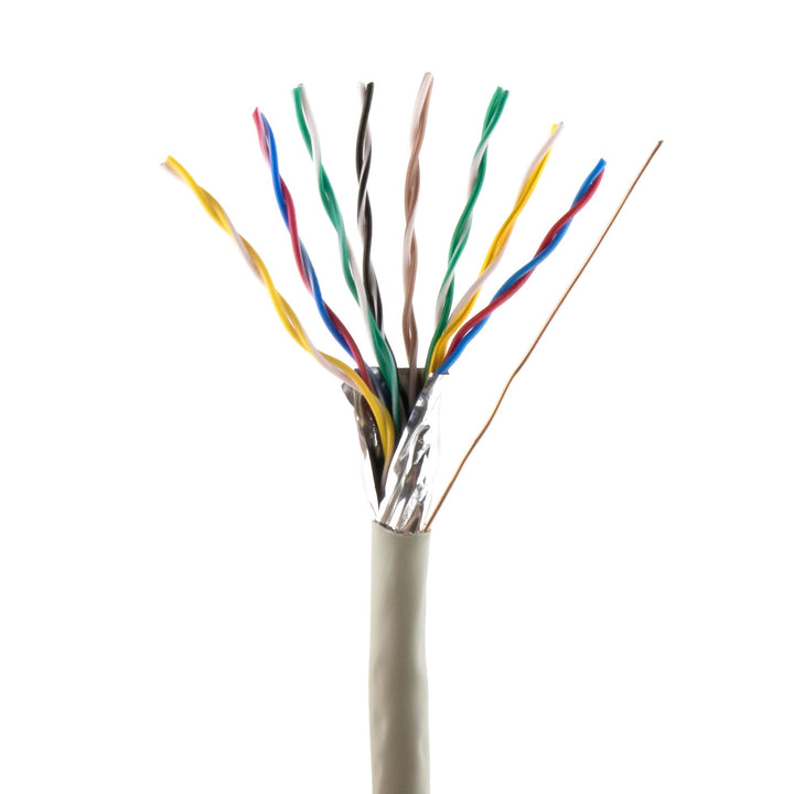 Telefonkabel 8x2x0,6mm J-Y(ST) Y 50m rund für Unterputzmontage, Fernmelde-Installationsleitung 16-ad