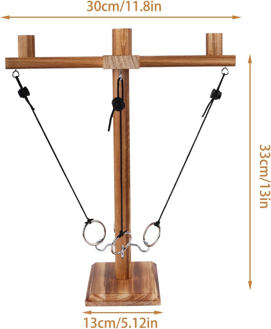 RNHDLY Ring Toss Hook und Ring Indoor, Toss Haken und Ring Spiel, Ring Toss Game Ringwurfspiel Erwac