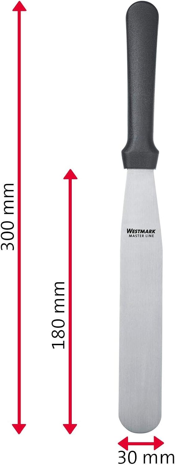 Westmark 2 Profi-Streichpaletten/Konditorenmesser Master Line – Gerade und flexibel, Klingenmass 3 x