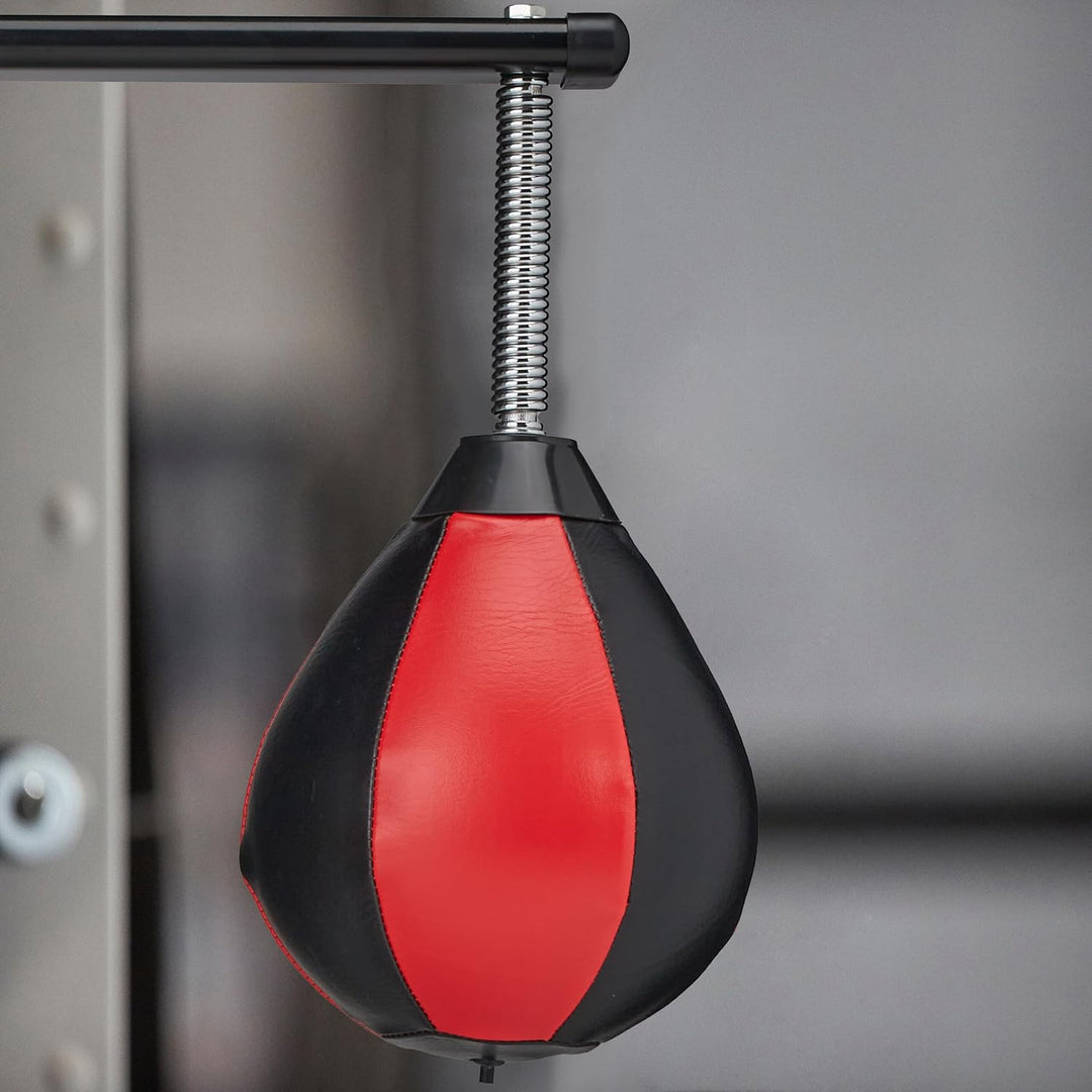 Relaxdays Punchingball, für Wandmontage, Kinder & Erwachsene, Training, Anti-Stress, Speedball mit P
