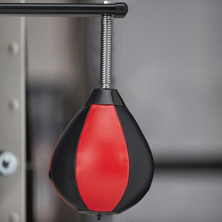 Relaxdays Punchingball, für Wandmontage, Kinder & Erwachsene, Training, Anti-Stress, Speedball mit P