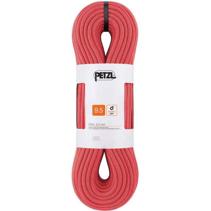 PETZL Arial 9.5 Mm Seil 60 Meter Rot, 60 Meter Rot