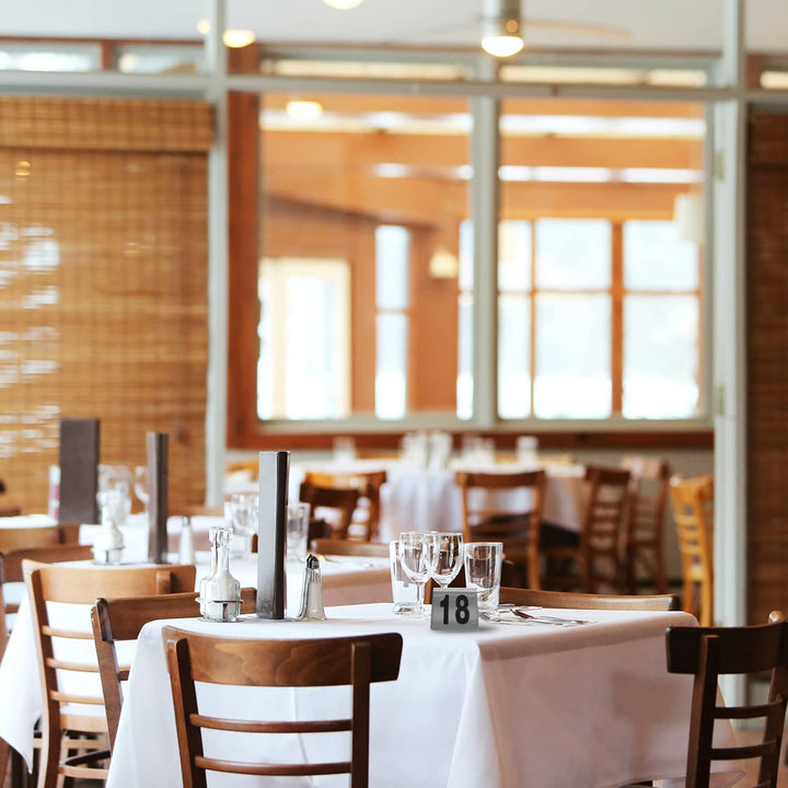 Hemobllo Edelstahlnummer 10st Edelstahlplatte nummer Der Hochzeitsfeier Restaurant-desktop-nummer Fü