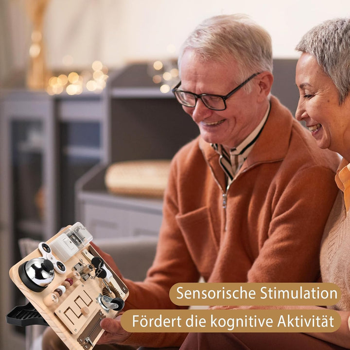 Potatomato Fidget Busy Board für Erwachsene – Beschäftigung für Senioren mit Demenz & Alzheimer –Mul