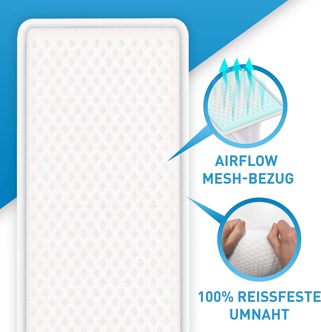 FLIPLINE Liebesbrücke für Matratzen mit rissfestem Bezug NEUHEIT 2022 [200x18cm] für Familien & Paar