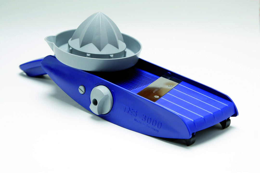 TNS 3000 TNS 3000 Blauer Gemüseschneider, Multi-Reibe, Reibe, Zitruspresse, Frites-Maker