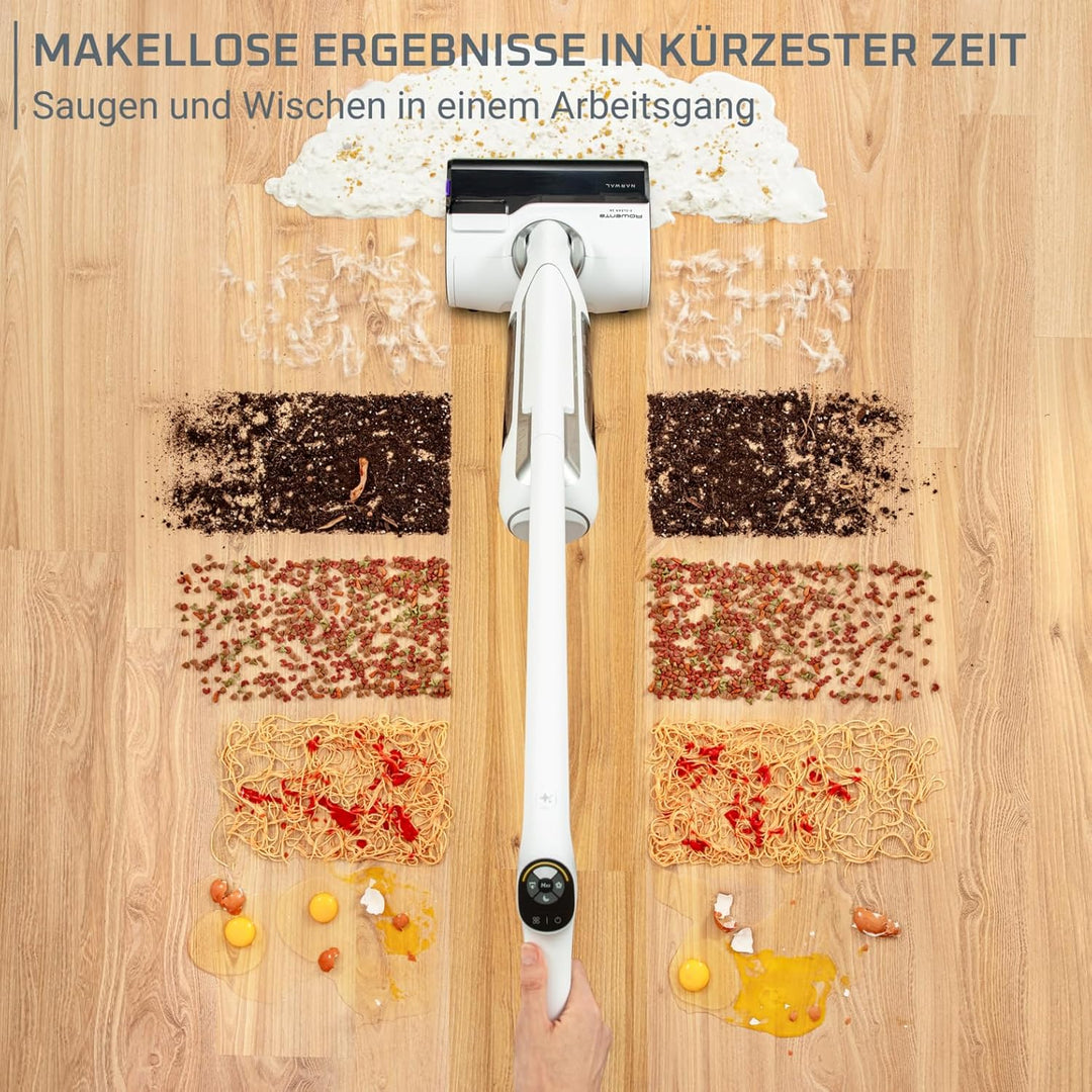 Rowenta X-Clean 10, kabelloser Akku-Nass-Trockensauger, Saugwischer selbstreinigend und -trocknend,
