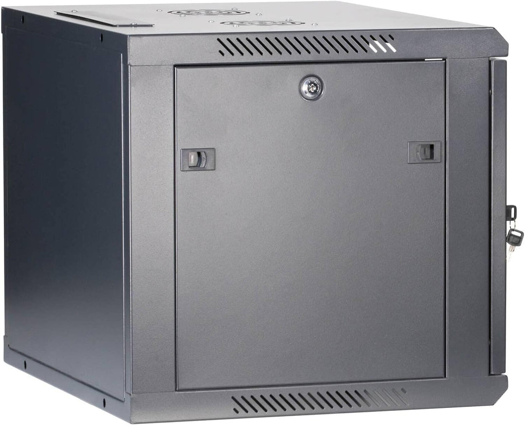 SCENetwork Elektronikwandgehäuse, 9HE, robust, Netzwerkwandschrank, 500mm tief, komplett vormontiert
