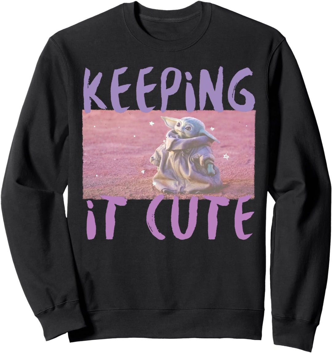 Star Wars The Mandalorian The Child Keeping It Cute C1 Sweatshirt