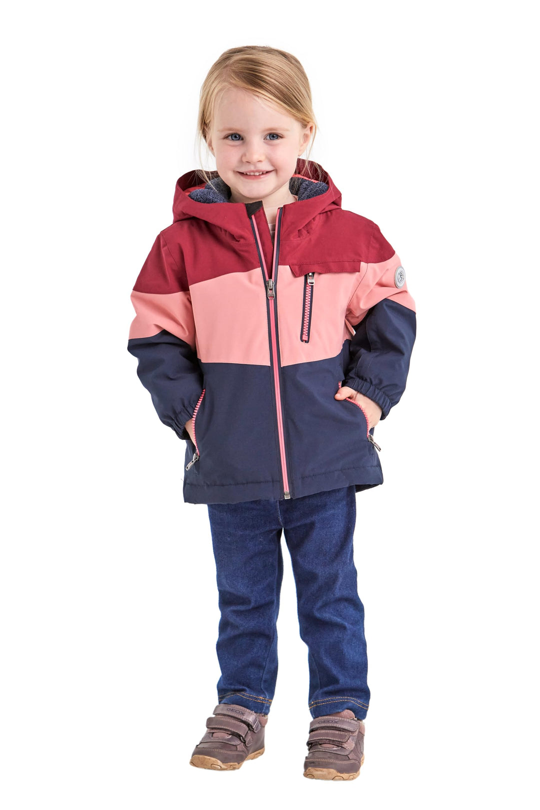 Killtec Unisex Fisw 3 Mns Ski Jckt Skijacke/Funktionsjacke mit Kapuze und Schneefang, brombeere