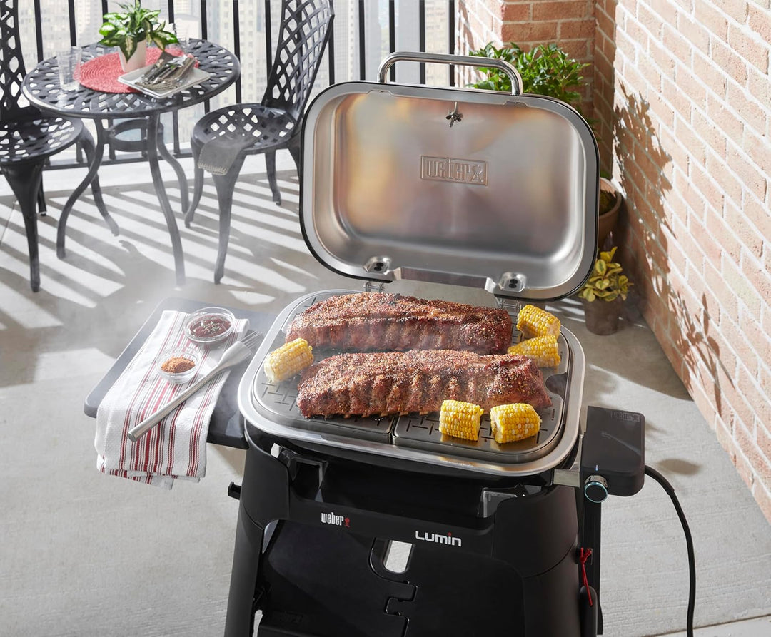 Weber 6614 Lumin Versatility Grill Kit, Silver Standard