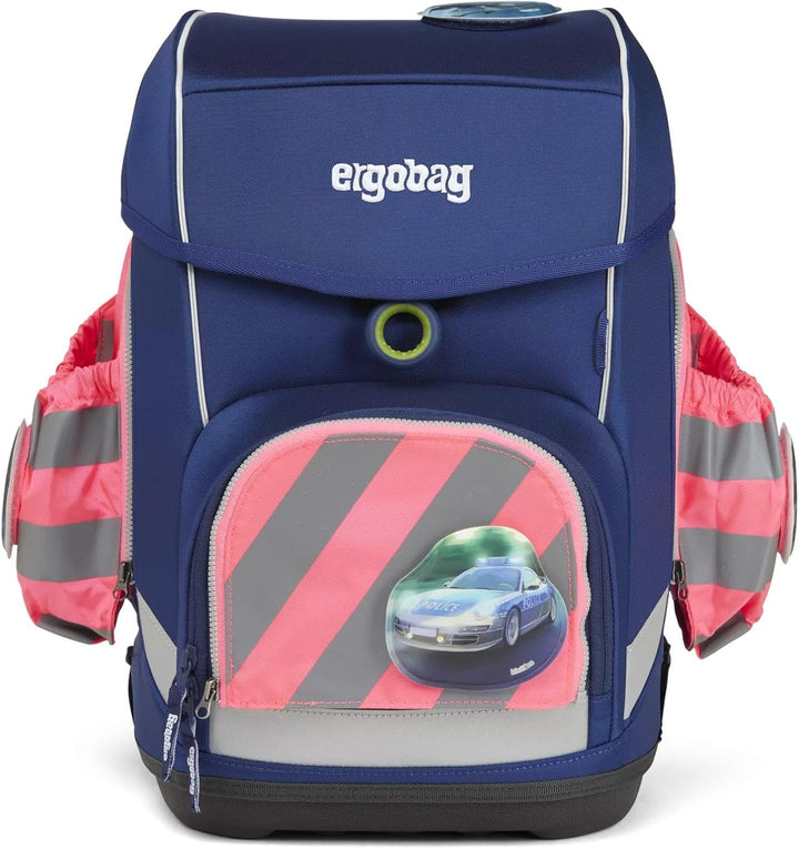 ergobag Seitentaschen Zip-Set mit Reflektorstreifen Sichtbarkeits-Set mit Seitentaschen pack cubo un
