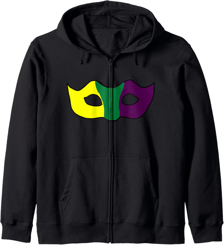 Mardi Gras Parade Mask Kapuzenjacke