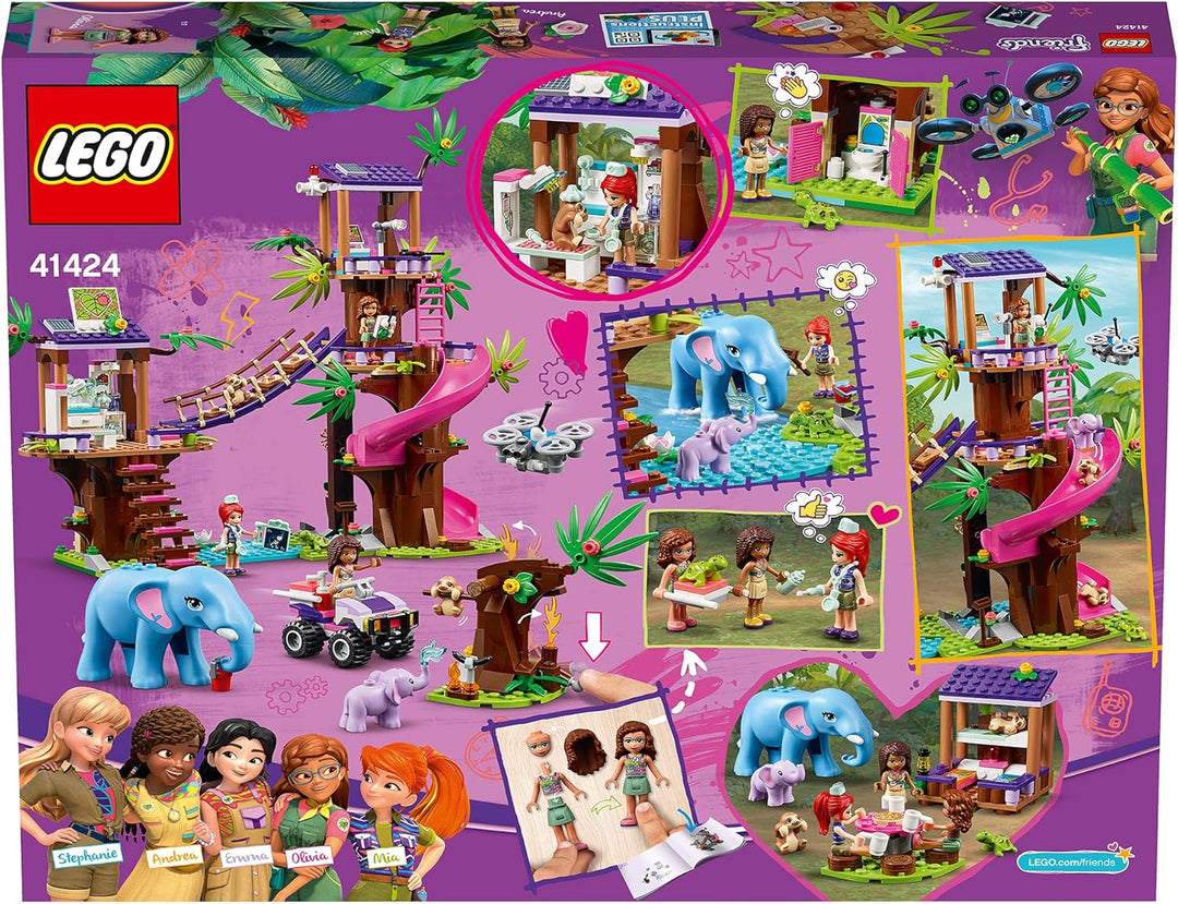 LEGO 41424 Friends Tierrettungsstation im Dschungel Einheitsgrösse, Einheitsgrösse