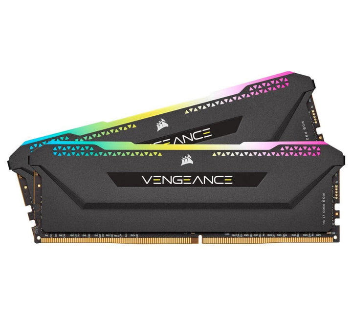 Corsair VENGEANCE RGB PRO SL 16GB (2x8GB) DDR4 3600 (PC4-28800) C18 1.35V Optimized for AMD Ryzen -