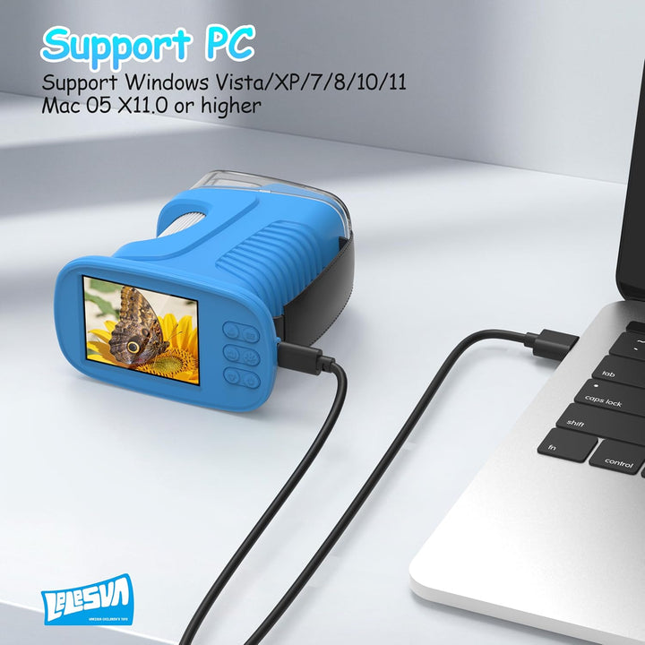 2,4-Zoll-Display-4K-Mikroskop für Kinder Tragbares Mini-Taschenmikroskop (1000-fache Vergrösserung)