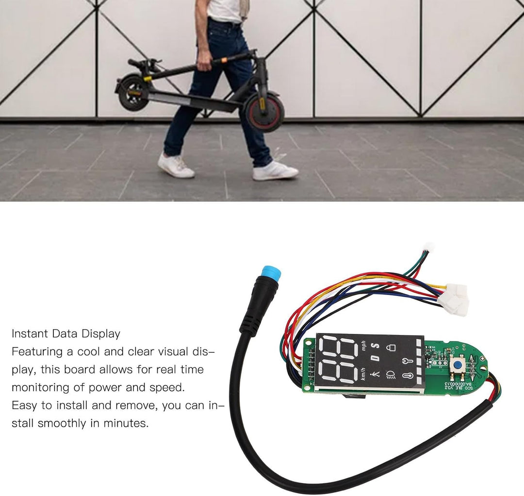 BOROCO Elektroroller Armaturenbrett für Xiaomi PRO 2,PCB Wasserdichtes Escooter Bluetooth Platine,LC