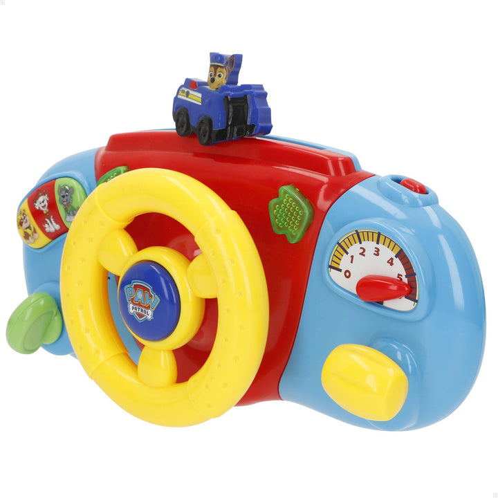 COLORBABY Paw Patrol Lenkrad für Kinderwagen, Befestigungsgriff, buntes Design, Marshall, Chase, Sky