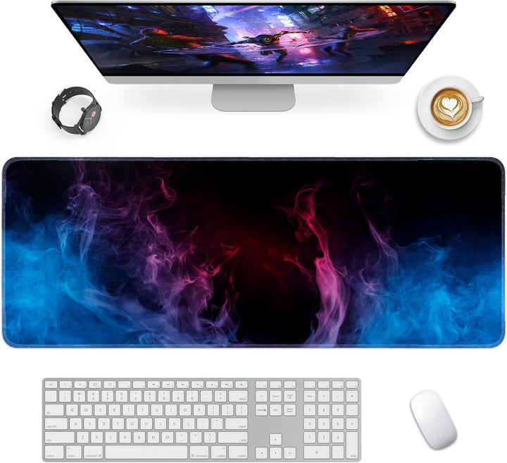 Giecy Gaming Mauspad XXL, Mousepad Gross 800x300mm,Schreibtischunterlage mit Rutschfester Gummibasis