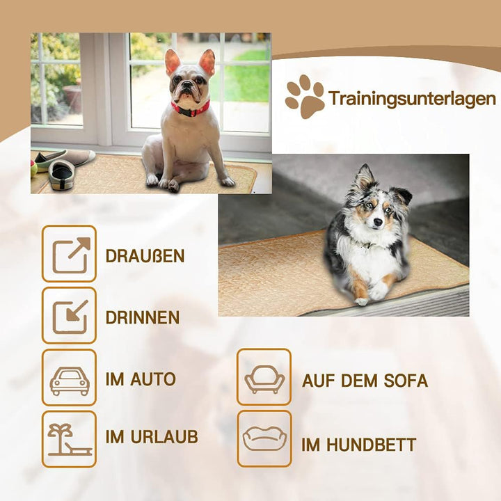 KALINCO Trainingsunterlagen für Haustier Wasserdicht Pee Pads Hundematte Bodenschutz Waschbare Wiede