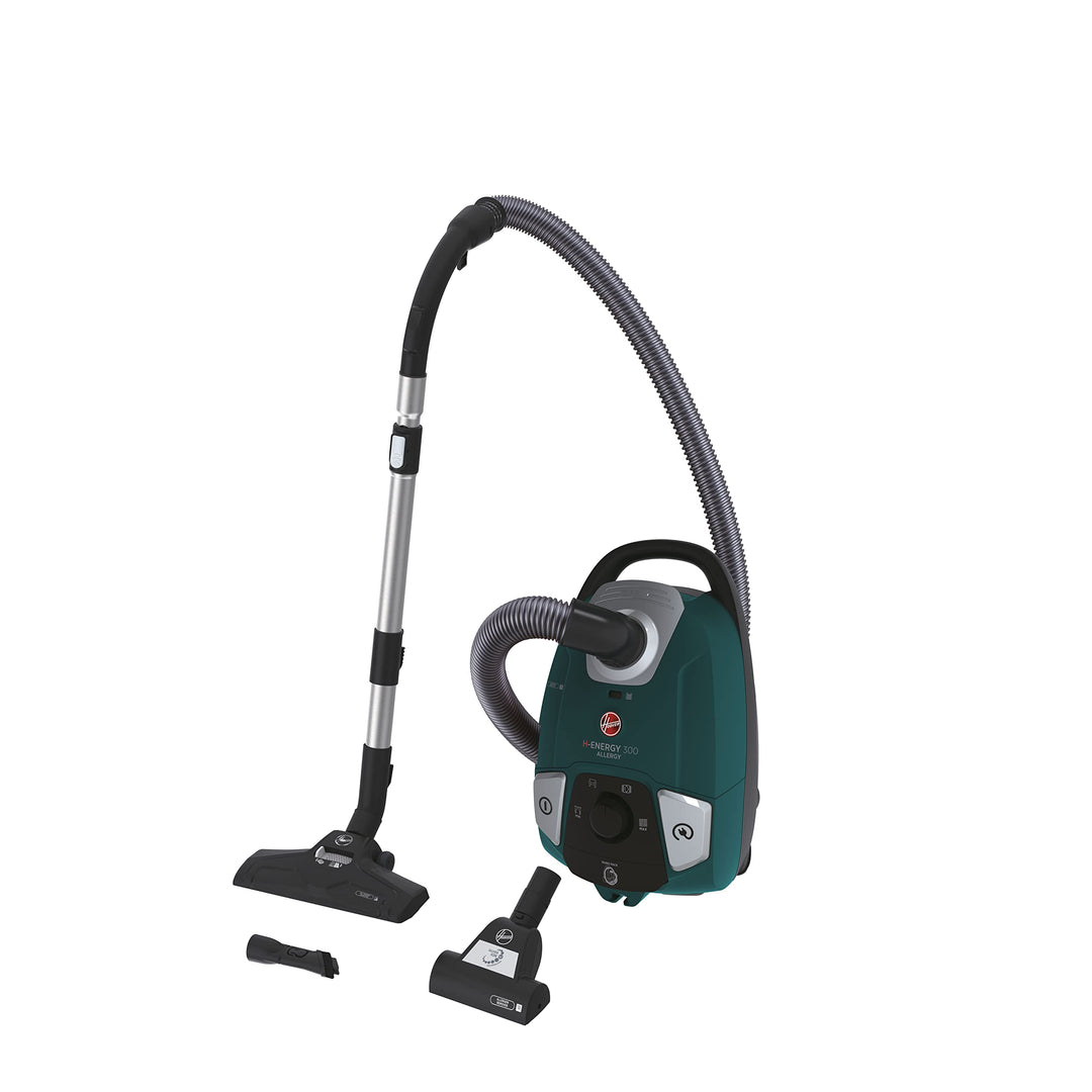 Hoover Bodenstaubsauger mit 3,5 L Beutel & HEPA Filter – leiser Staubsauger (72 dBA) mit automatisch
