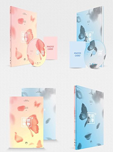BTS 4th Mini Album - In The Mood For Love PT.2 [ BLUE Ver. ] CD + Photobook + Photocard / K-POP Seal