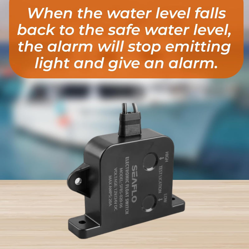 LIGHTEU SEAFLO 12V hohe Wasserstand Bilge Alarmanlage
