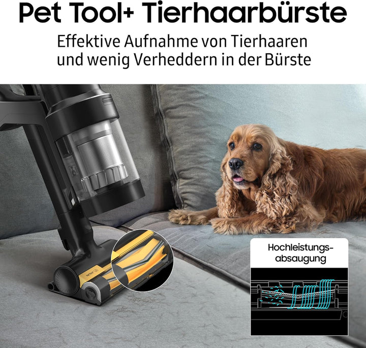 Samsung VCA-PTB95 Pet Tool+ Tierhaarbürste, Für Staubsauger Bespoke AI Jet Ultra, Bespoke AI Jet, Be