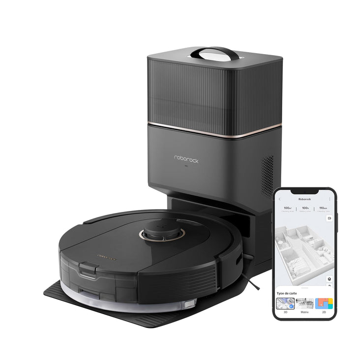 roborock Q5 Pro+ Staubsauger Roboter mit Absaugstation, DuoRoller-Bürste, 5500Pa Saugkraft, 2,5L Sta