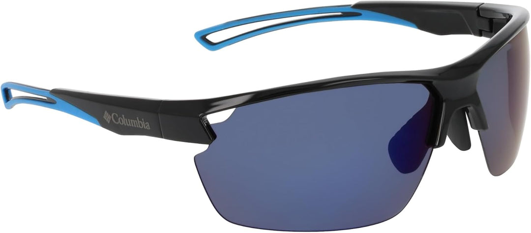 Columbia Herren Sonnenbrille Einheitsgrösse Black/Blue Flash, Einheitsgrösse Black/Blue Flash