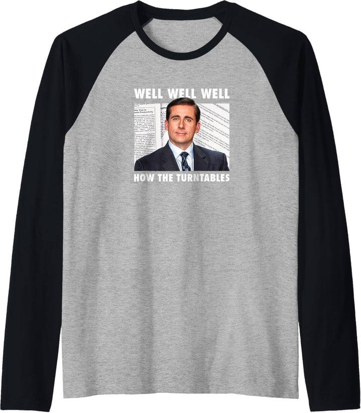 The Office Michael Wie die Plattenspieler Raglan