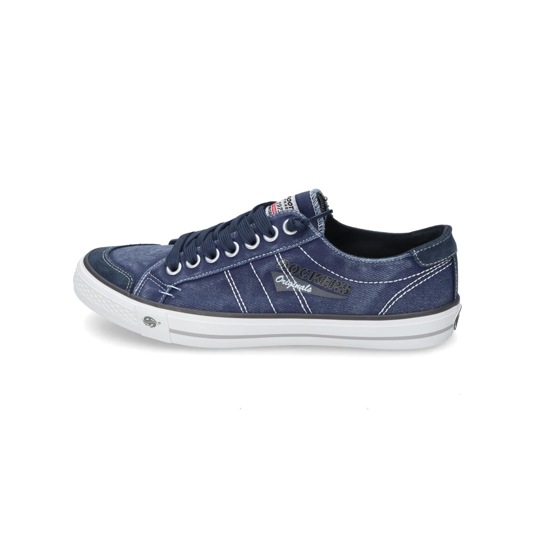 Dockers by Gerli Herren Low-Top Sneaker, Männer Halbschuhe 41 EU Navy 30st027 790660, 41 EU Navy 30s