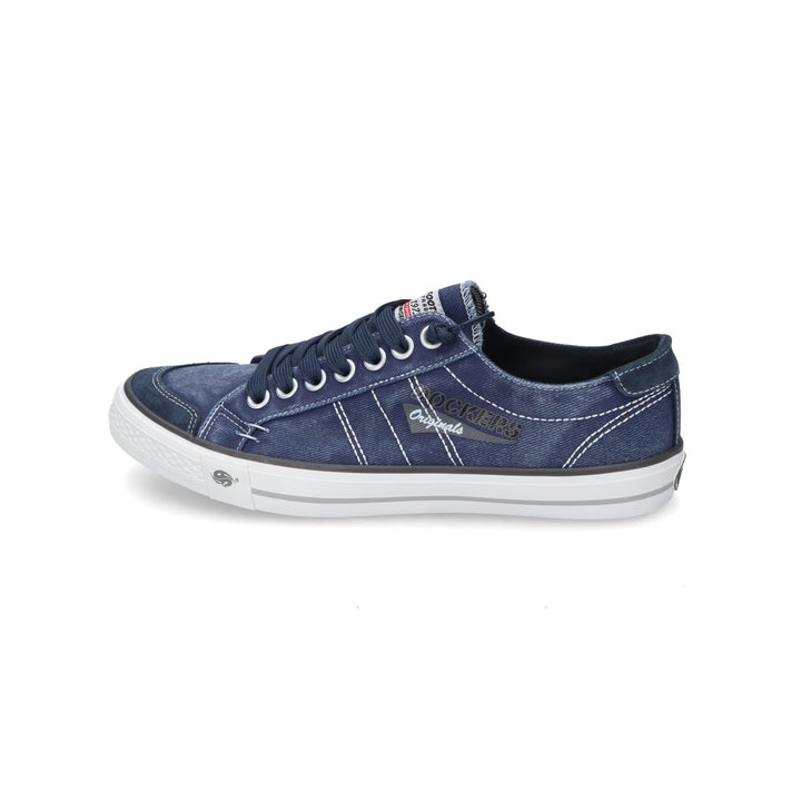 Dockers by Gerli Herren Low-Top Sneaker, Männer Halbschuhe 41 EU Navy 30st027 790660, 41 EU Navy 30s