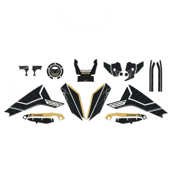 labelbike - Komplette KIT Aufkleber 3D für MOTORRÄDER kompatibel mit Honda Africa Twin 1100 L Advent