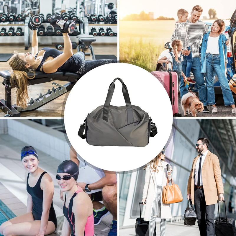 CORIOS Reisetaschen Duffle Bag für Herren/Damen Nylon Sporttasche Fitnesstasche Weekender Übernachtu