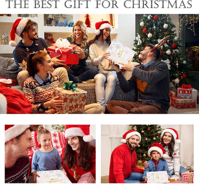 MJARTORIA Schneeflocke Schmuck Adventskalender 2023 Weihnachtskalender für Damen Frauen Mädchen Weih